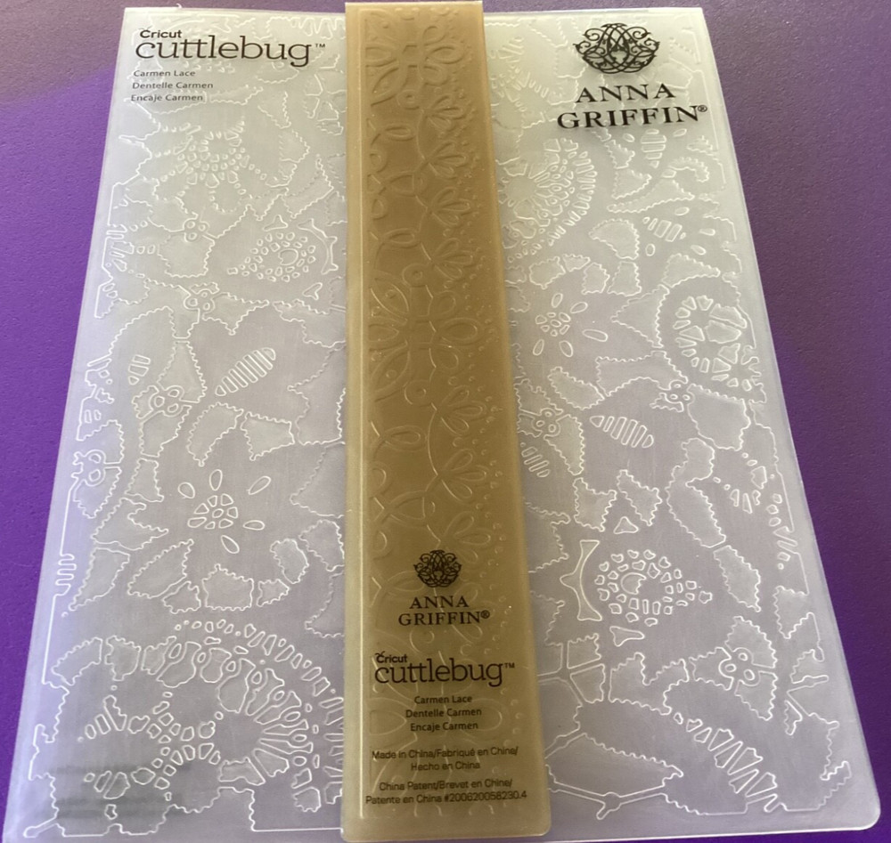 Anna Griffin Carmen Lace Embossing Folder 5x7