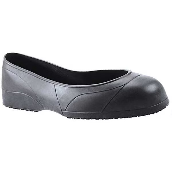 Overshoes, Plain Toe, Rubber, 2 in Height, Pull On Closure, SFC Mighty Grip