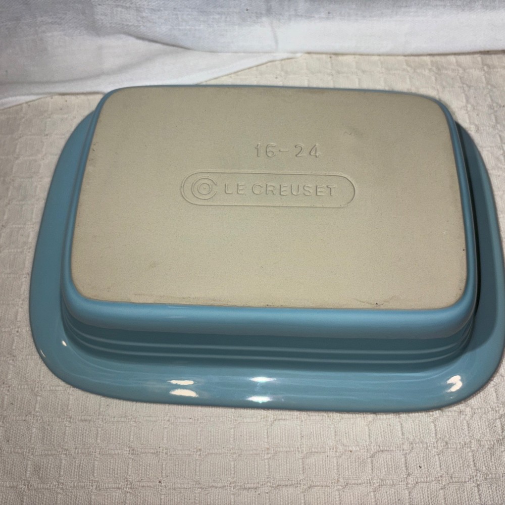 Le Creuset Light Blue Rectangular Casserole Pan Baking Dish 16-24