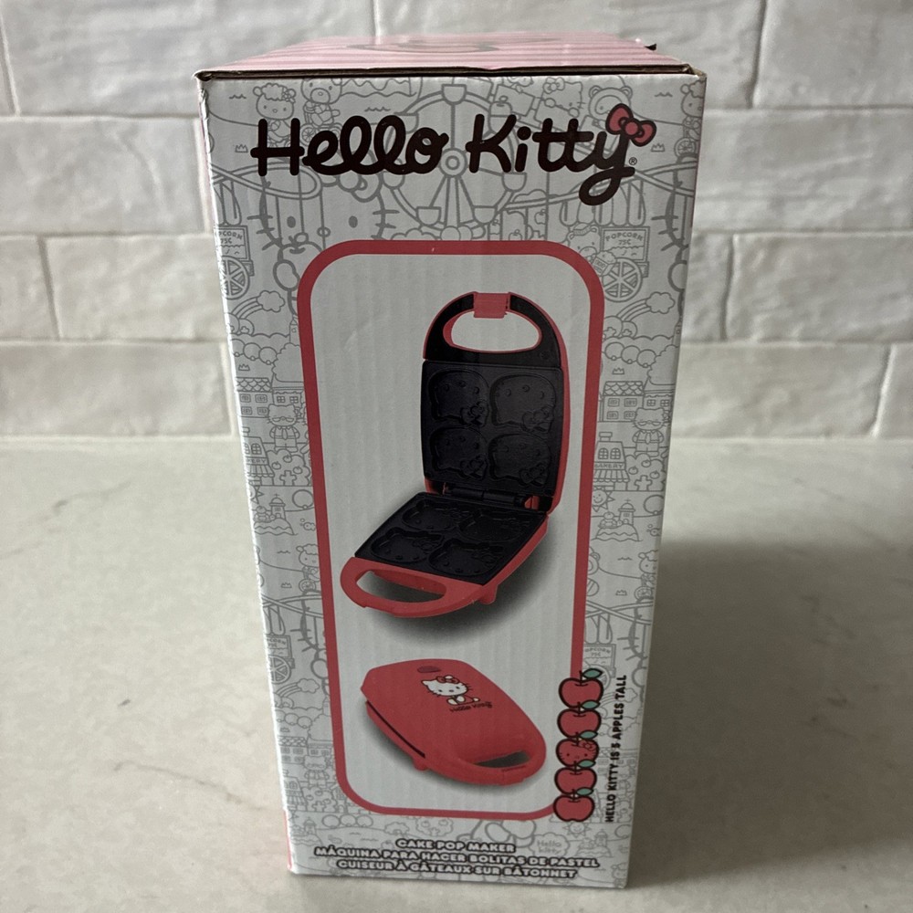 Hello Kitty Cake Pop Maker with Sticks Includes Cake Pop Sticks New In Box