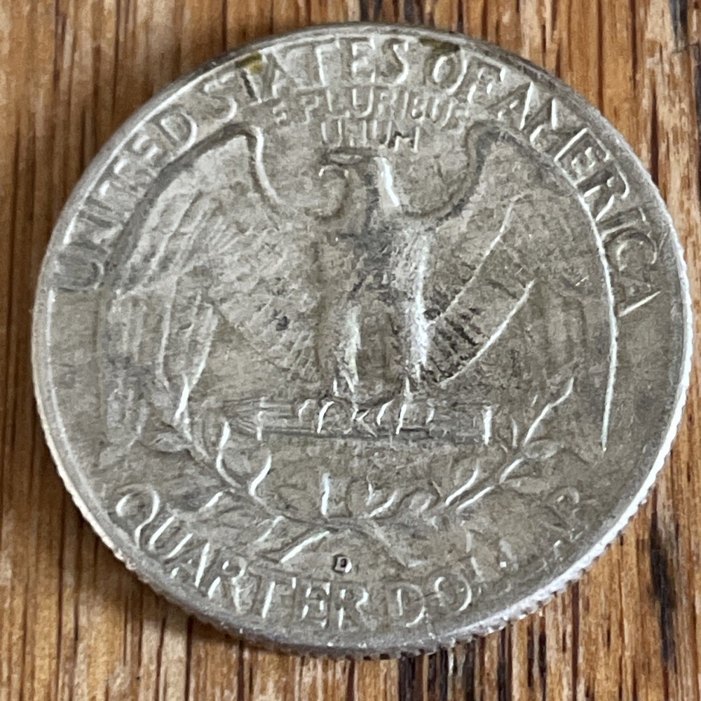 1963-D Washington quarter (2 count)