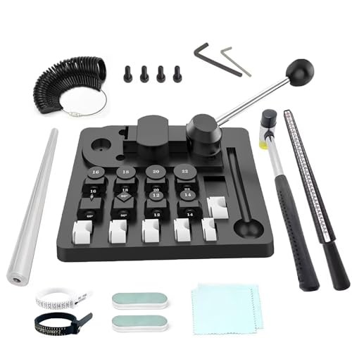 Ring Bender Ring Bending Tool Set - Ring Bending Machine with Nylon Dies, Ring