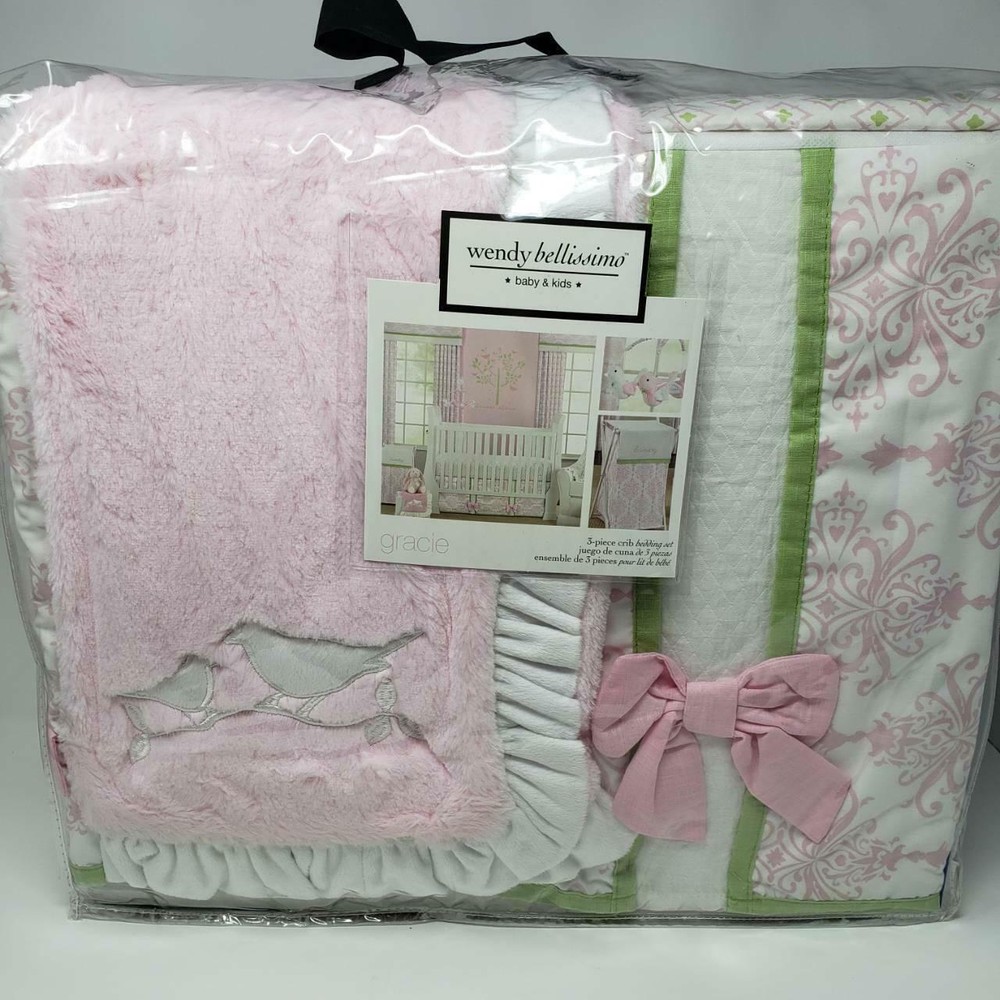 Gracie 3 pc. Bedding Set by Wendy Bellissimo