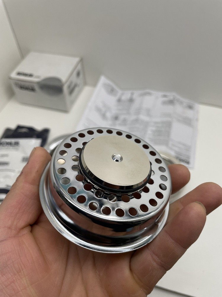 Kohler Insinkerator Duostrainer Sink Strainer - Polished Chrome -8801