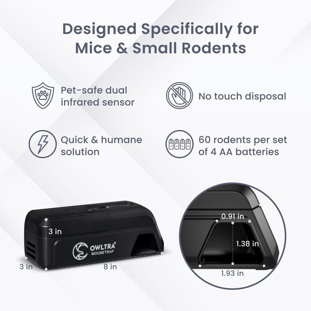 Infrared Electric Mouse Trap 2 Pack