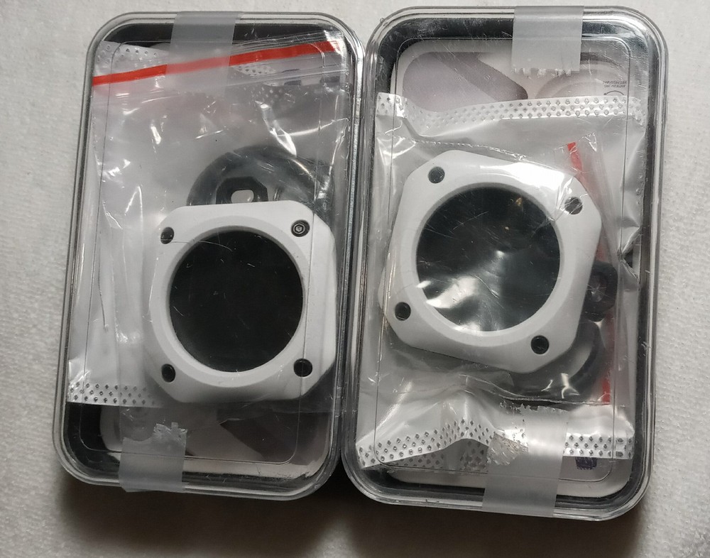 2 White Airtag Holder Strong Case