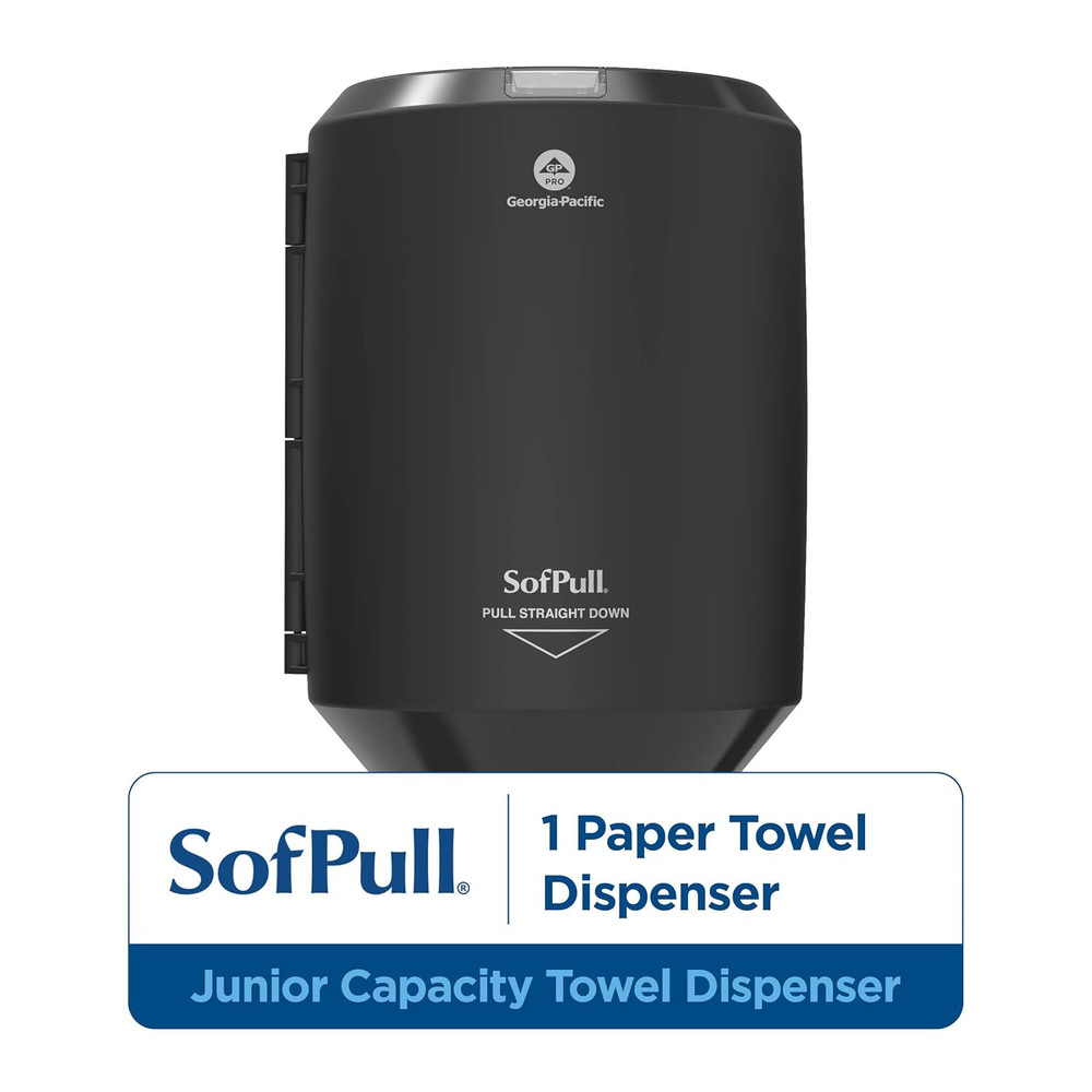Sofpull Centerpull Junior Capacity Paper Towel Dispenser by GP PRO, Black, 58008
