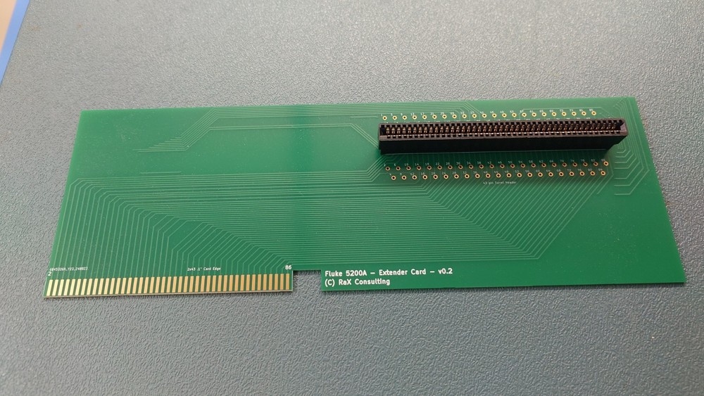 Fluke 5200A - extender card v0.2