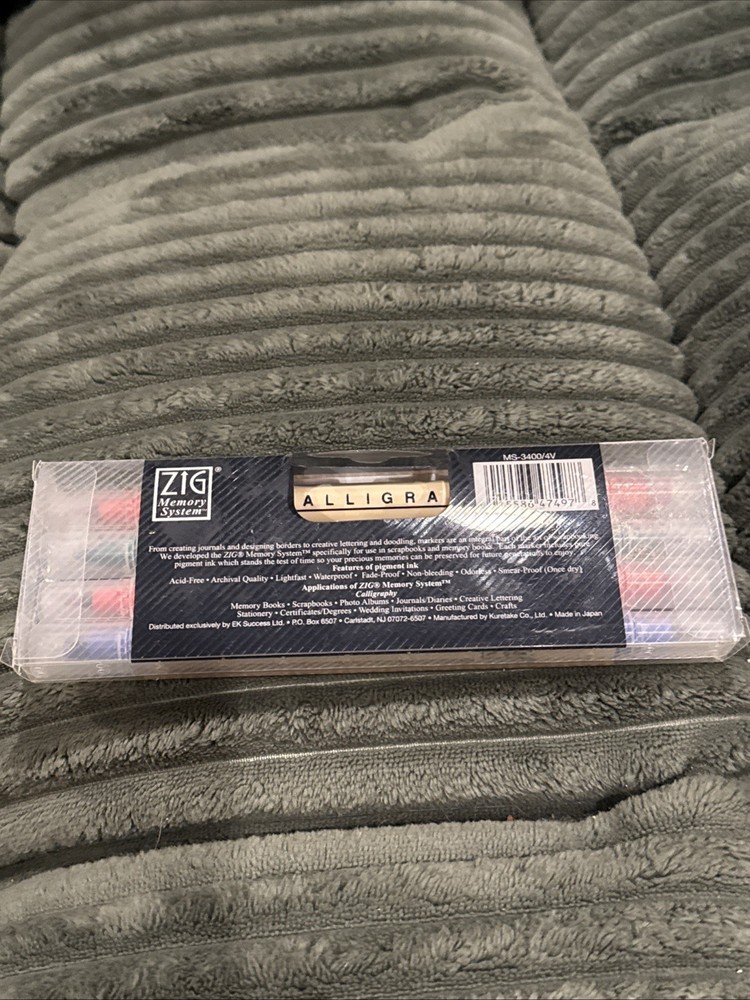 Kuretake Zig MS34004V Zig Memory System Calligraphy Marker 8 Tips