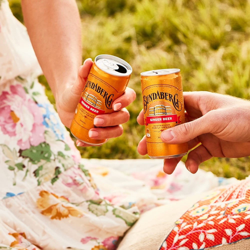 Bundaberg Ginger Beer 24 Pack 6.8 fl oz Cans - Refreshing Beverage