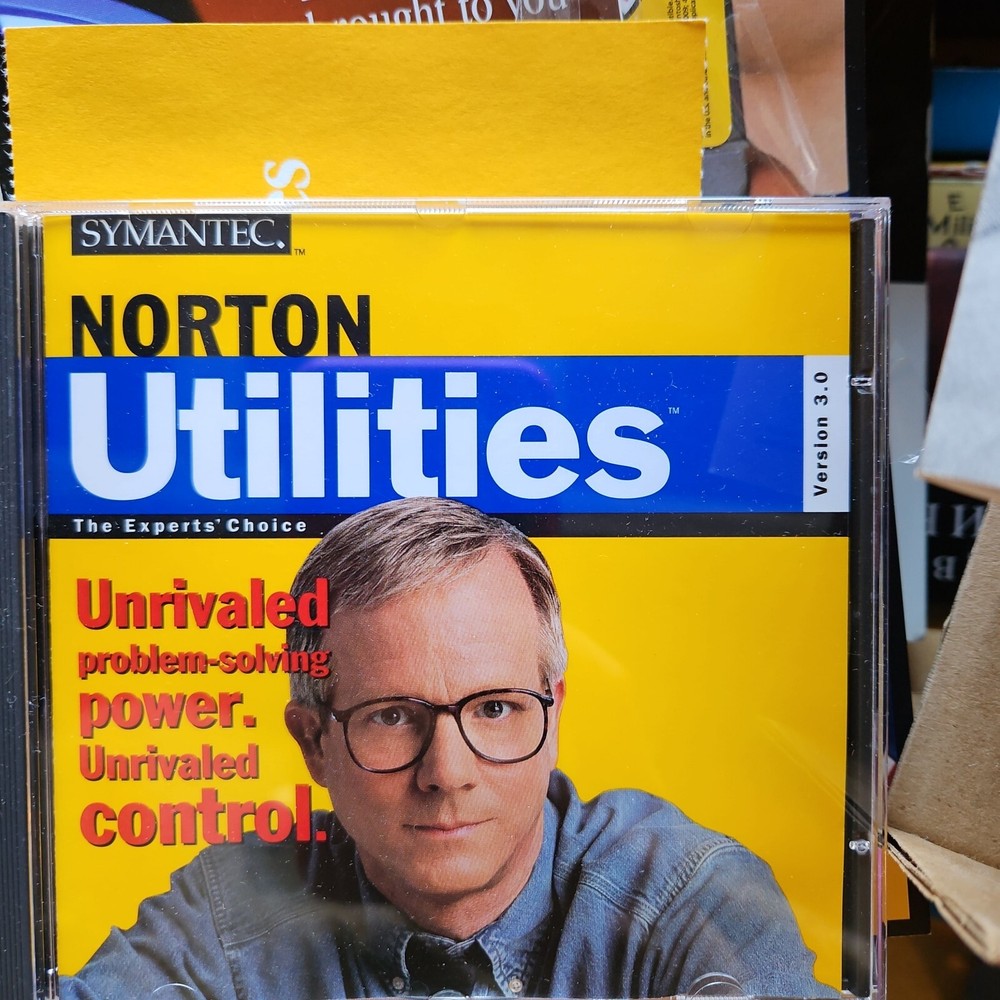 Symantec Norton Utilities For Windows 95, Includes Floppy Disk, Vintage