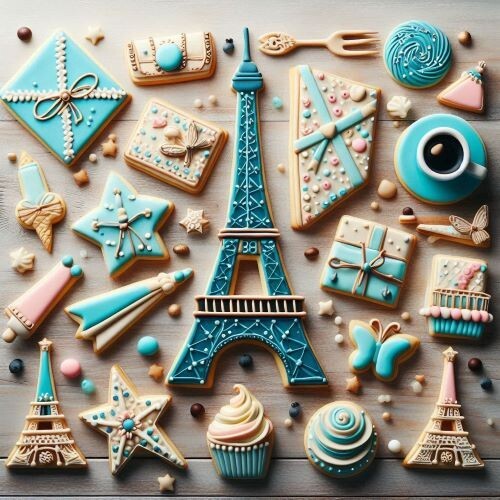 Eiffel Tower 5'' Cookie Cutter Paris Metal