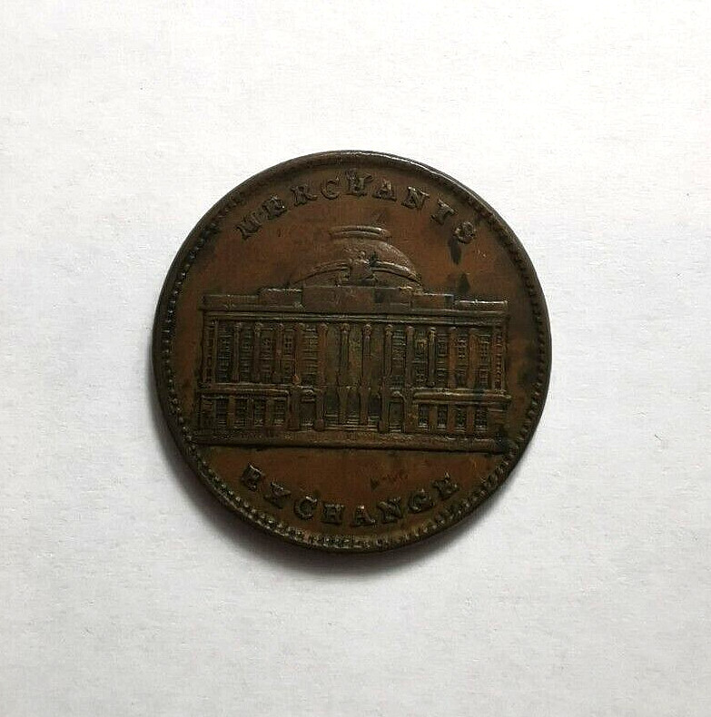 1837 US Hard Times Token - Merchant Exchange HT-294