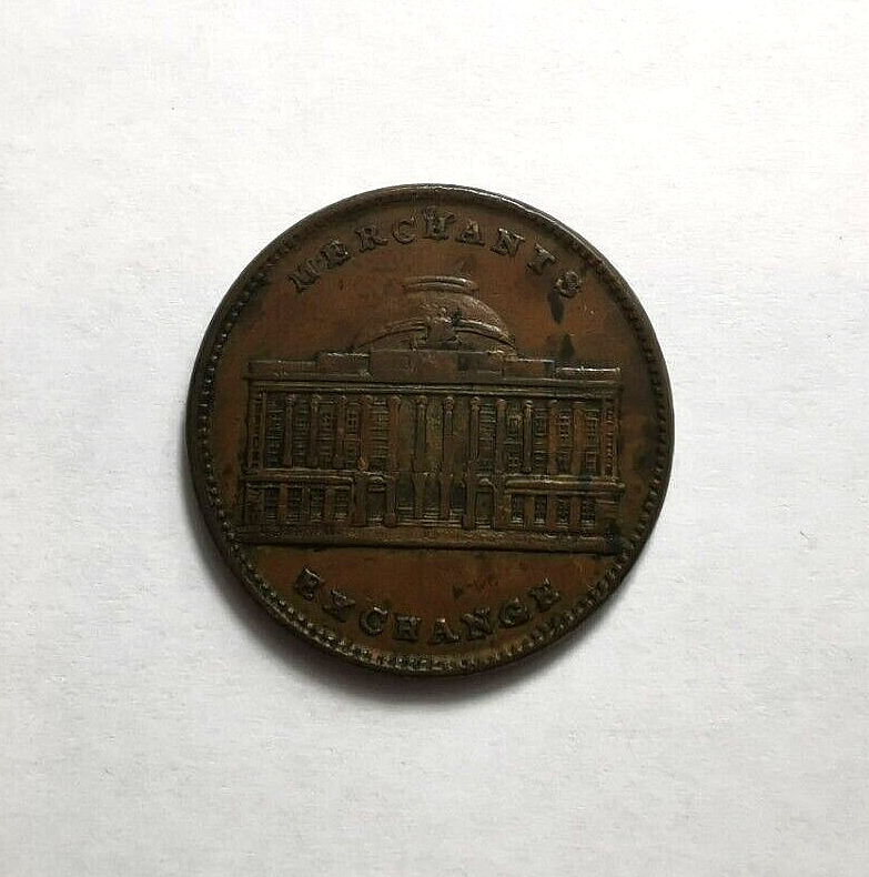1837 US Hard Times Token - Merchant Exchange HT-294