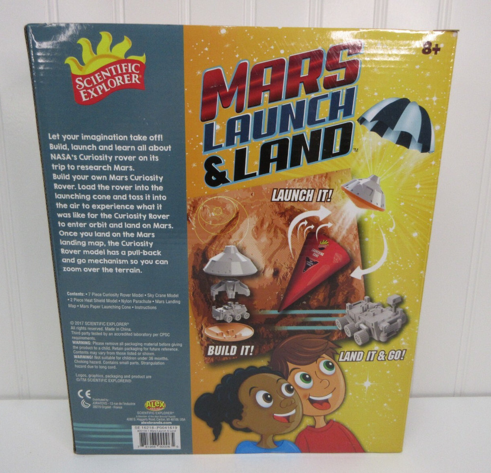Scientific Explorer Mars Launch And Land Science Set 13 Pc Build Learn Ages 8+