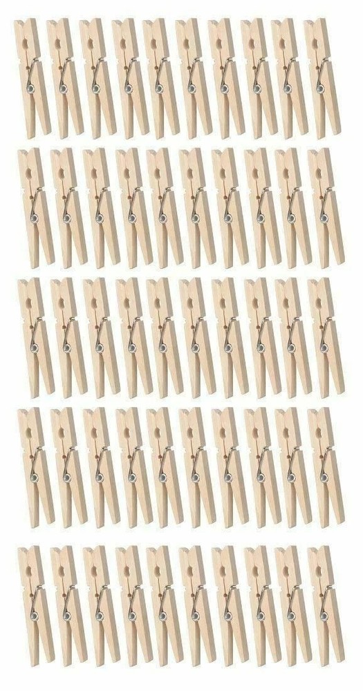 100 PACK--Wooden Clothespin