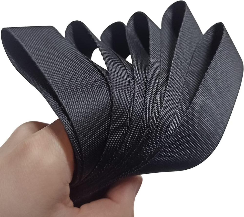 Black Soft Loop Tie down Straps (6 Pack) 4500Lbs Breaking Strength and 1500Lbs L