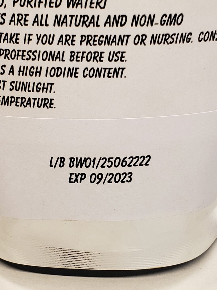 Bladderwrack Capsules 300 Ct - Made Fresh On Demand!