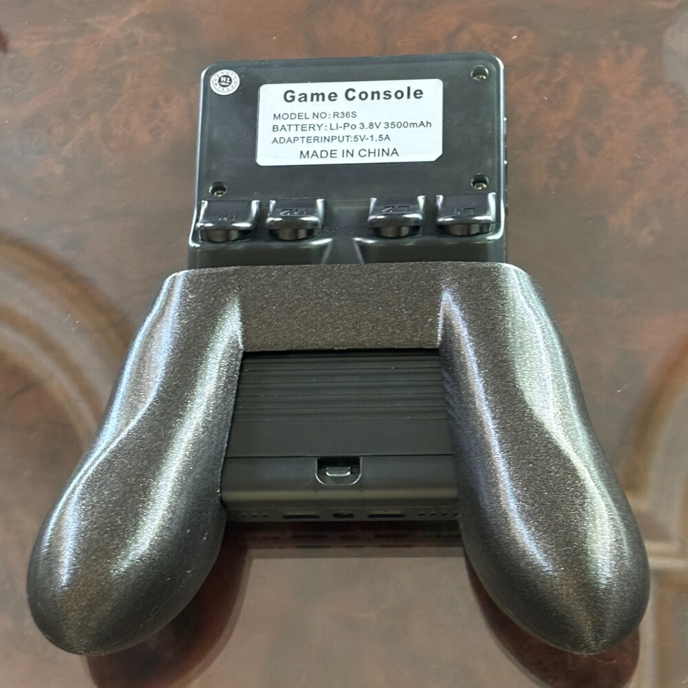 3D Printed Handhold Controller Holder Grip Handle For R36S Retro GAME CONSOLE