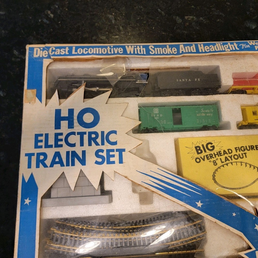 Marx Train Set Postwar Steam Freight HO Electric Train Set #79537