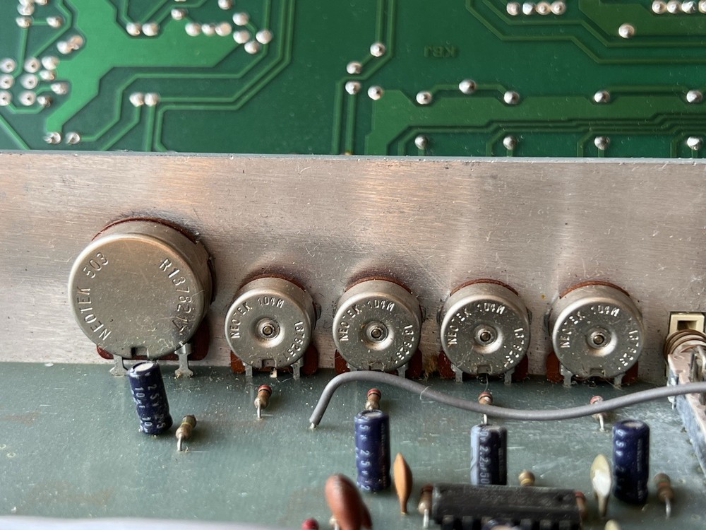 pair vintage 1982-83 Neotek Series I submaster console strips modules