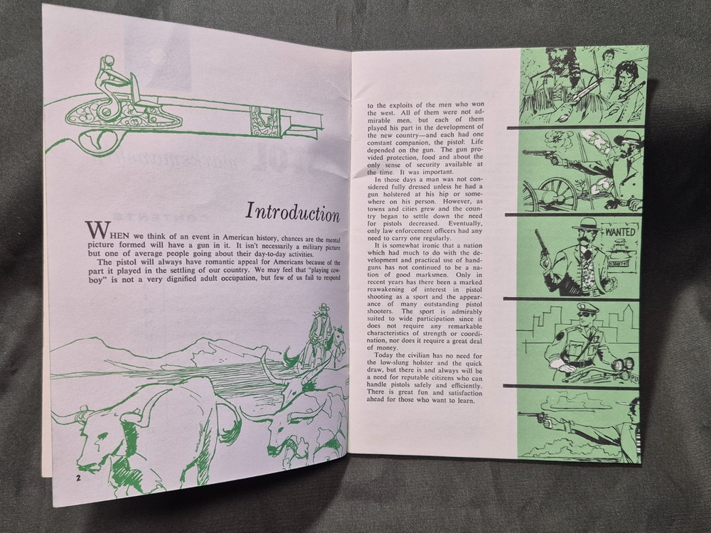 VINTAGE 1959 NRA BASIC PISTOL MARKSMANSHIP Booklet Instinctive Shooting ExCo