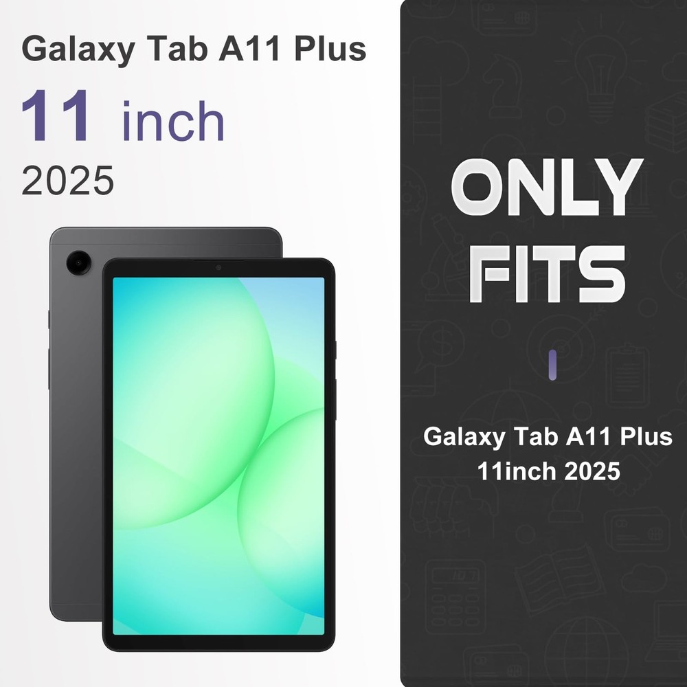 Case for Samsung Galaxy Tab A11+ Plus 11” 2025, Multi-Viewing Angles, All New...