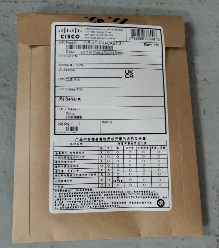 NEW Cisco Access Point Bracket AIR-AP-BRACKET-2