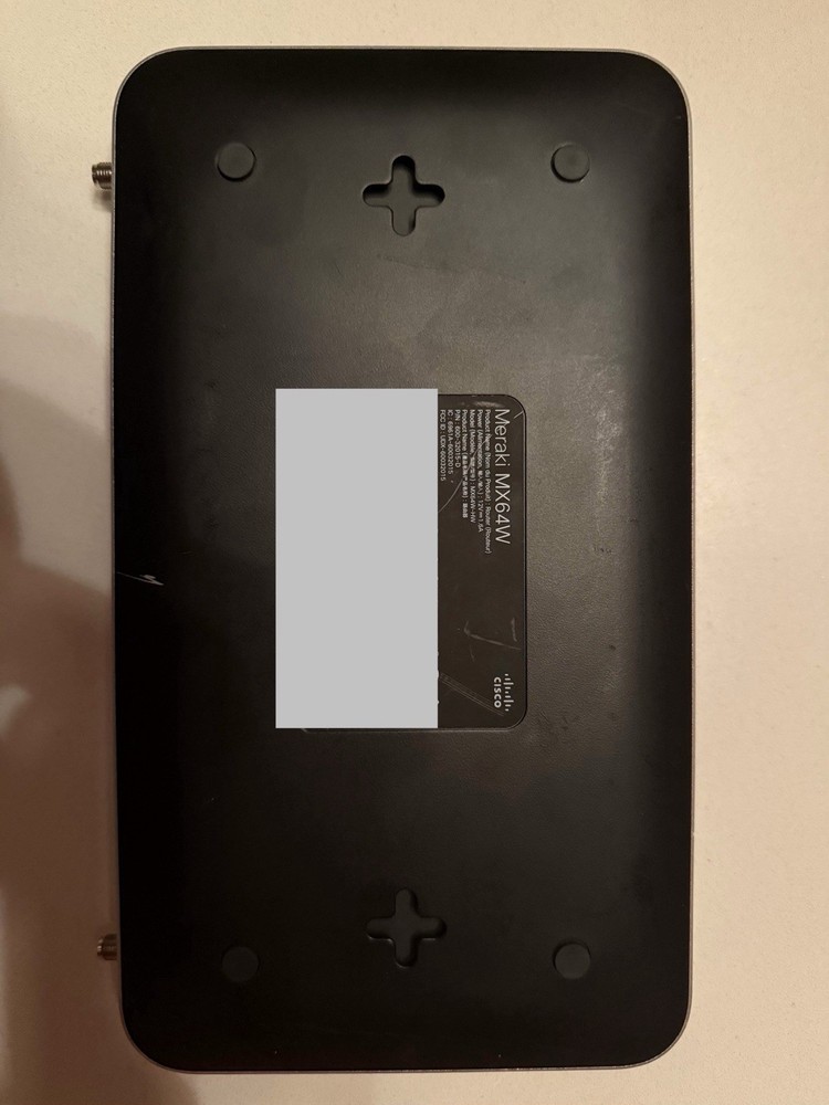 Cisco Meraki MX64W-HW, Unmanaged