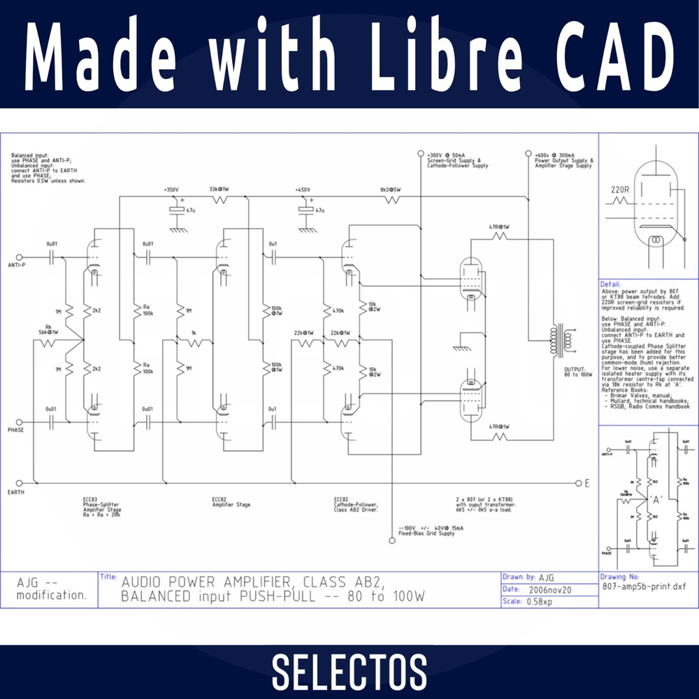 2024 Libre CAD 2D Design Software CD for Windows & Mac + PDFs Install, Manual