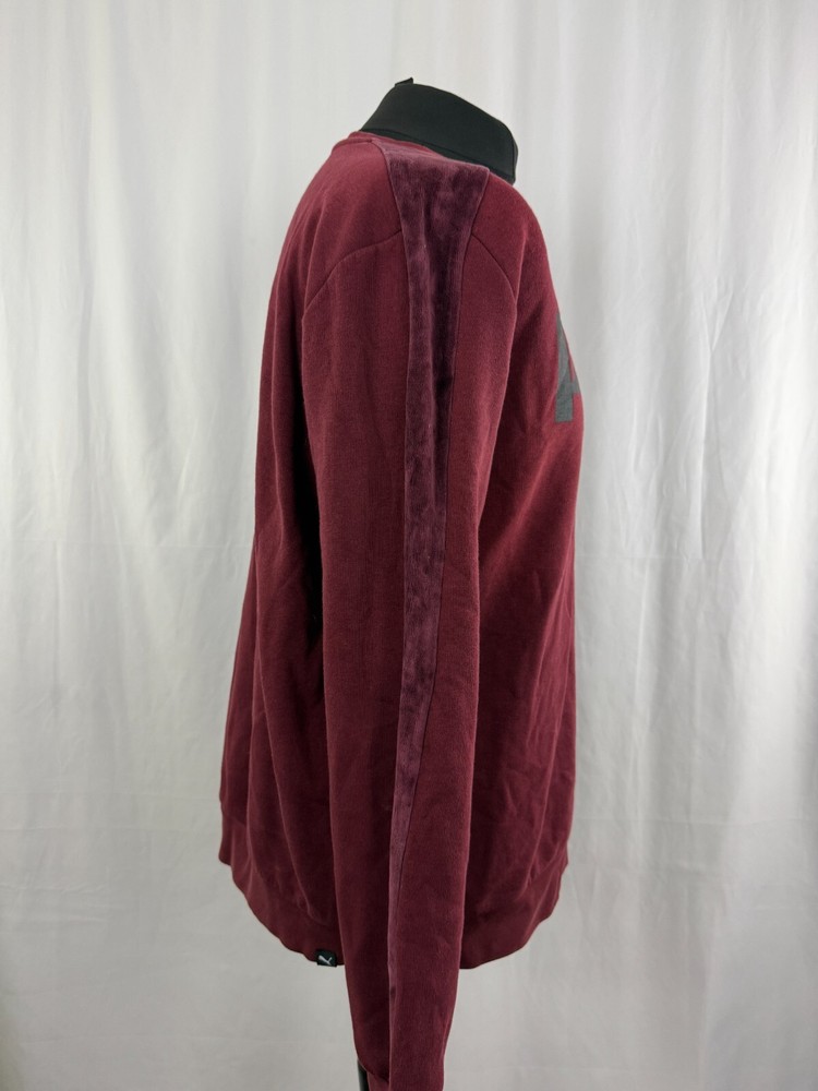 Puma Jumper Red Medium 38-40 in Crew Neck Pullover Sweater