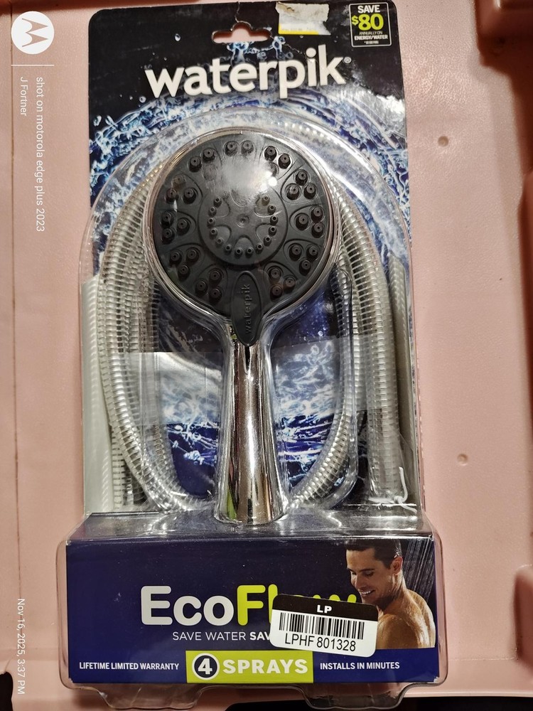 Waterpik 6Mode EcoFlow HandHeld SHOWERHEAD  In Original Pkg.