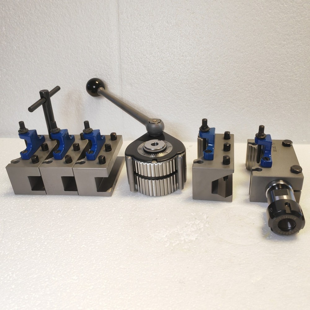 Fine Ground Multifix E Quick Change Tool Post with ED25100 EH30100 Holders