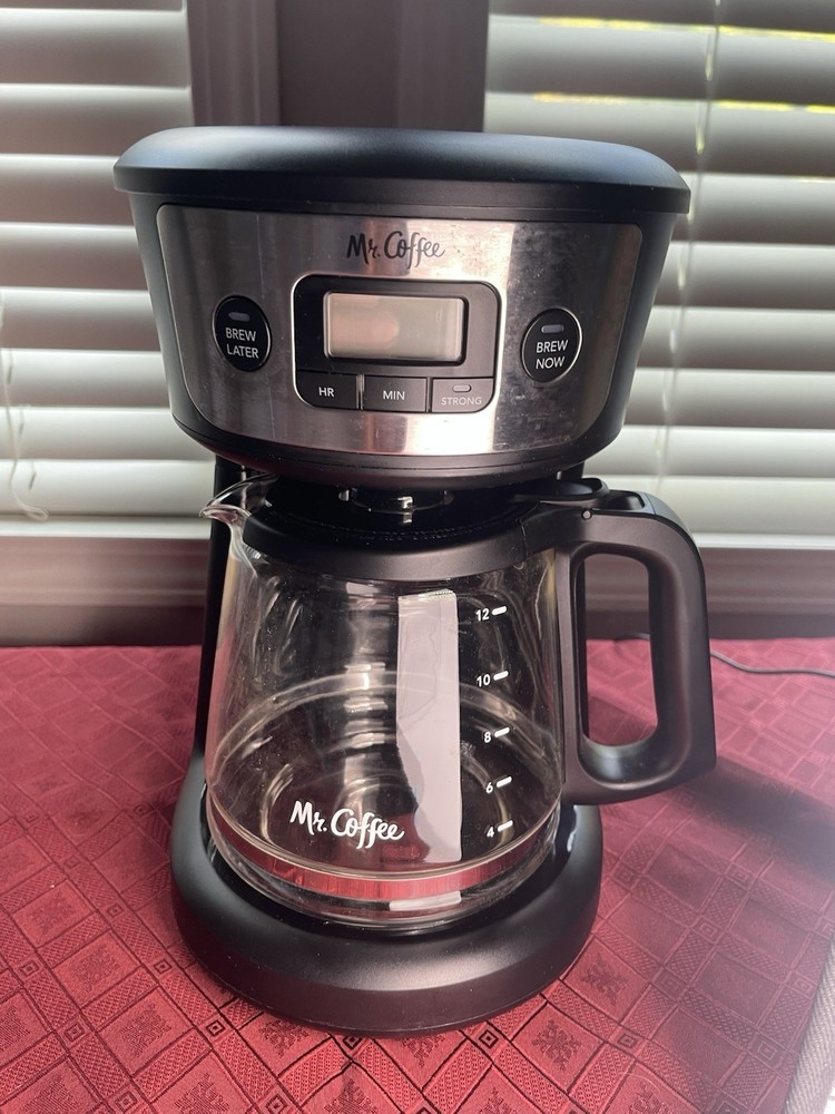 Mr. Coffee 12-Cup Programmable Coffeemaker with Strong Brew Selector BVMC-MMX23