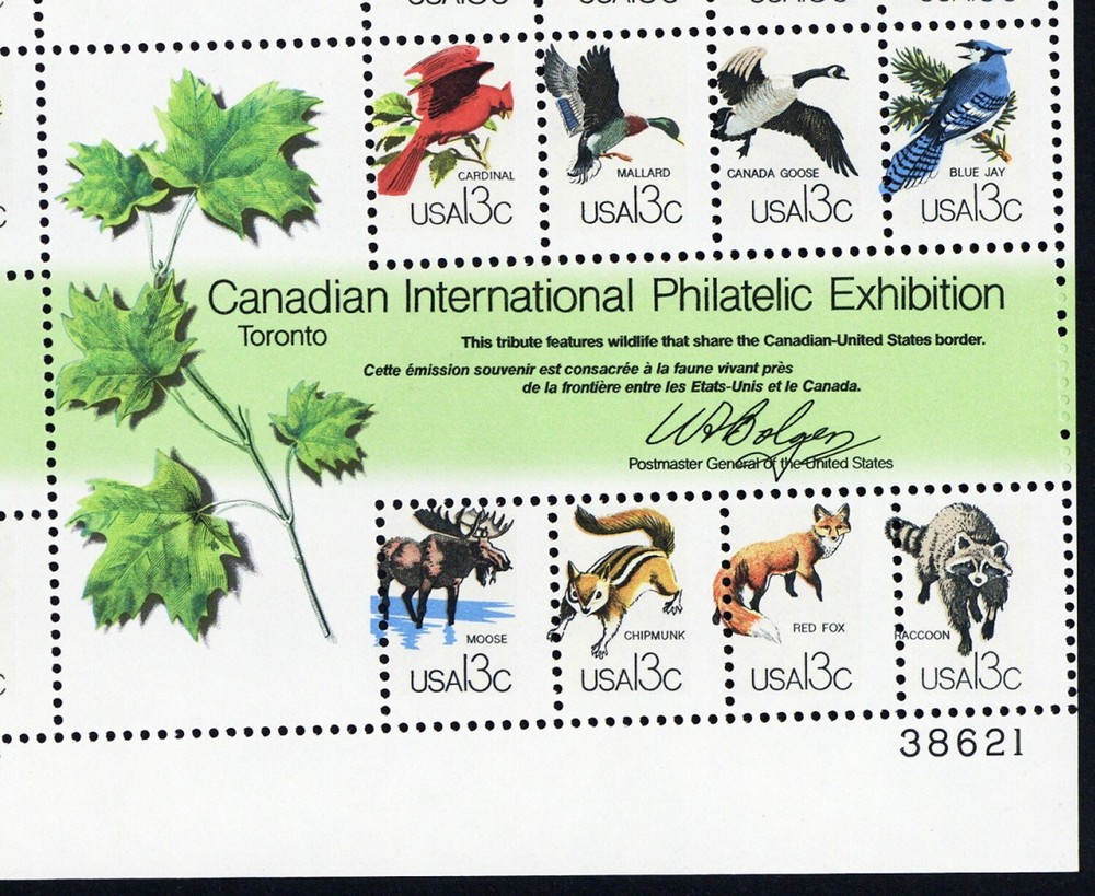 1757a, MNH 13¢ Sheet - Paper Fold Created A Remarkable Error * Stuart Katz