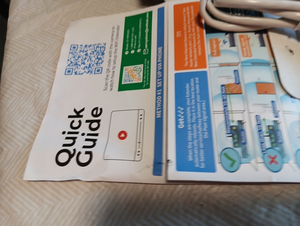 New (Black) CF-WR302S 300Mbps WiFi Range Extender - High Speed