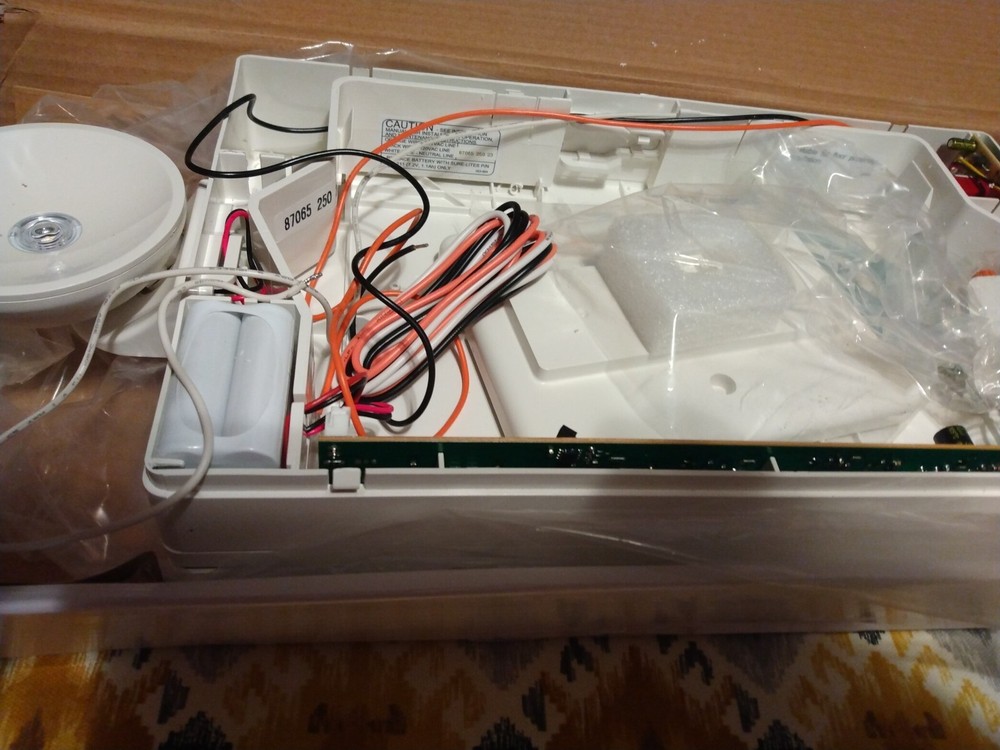 Sure-Lites White Integrated LED 2-Head Emergency Light Exit Sign