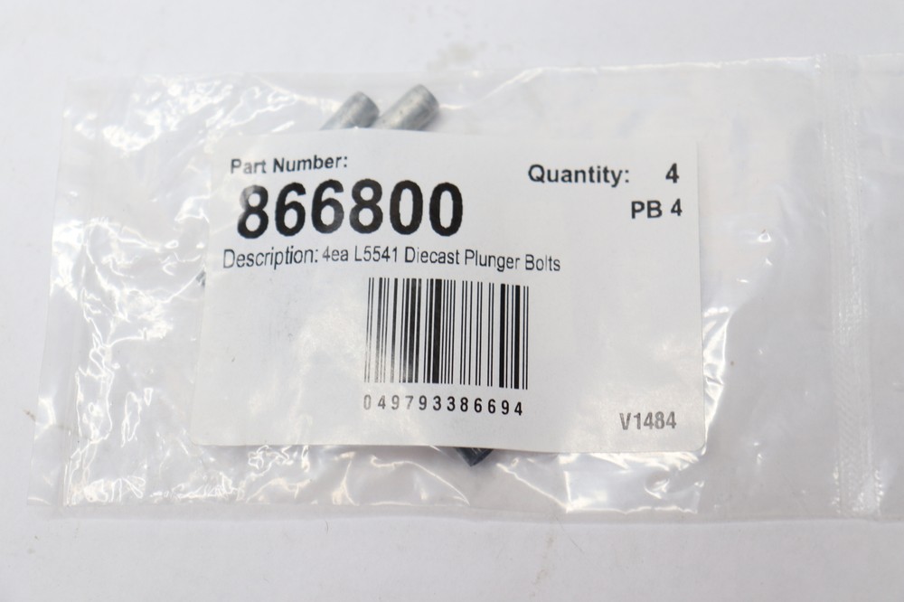 (4-Pk) Screen Plunger Bolt Metal 1-1/2" 866800