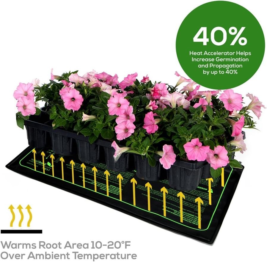 Indoor Plant Heating Mat, Waterproof Construction for Enhanced Seed Germination