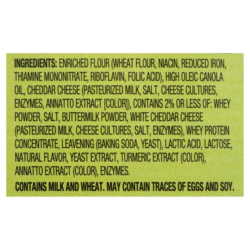 White Cheddar Cheese Crackers 12.4 oz Two Pack Snack Boxes
