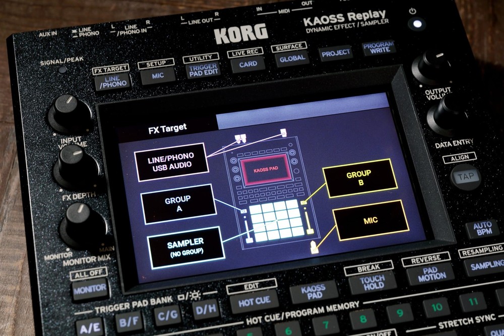 KORG KAOSS Replay DJ Effects Processor/Sampler All-in-One DJ Performance