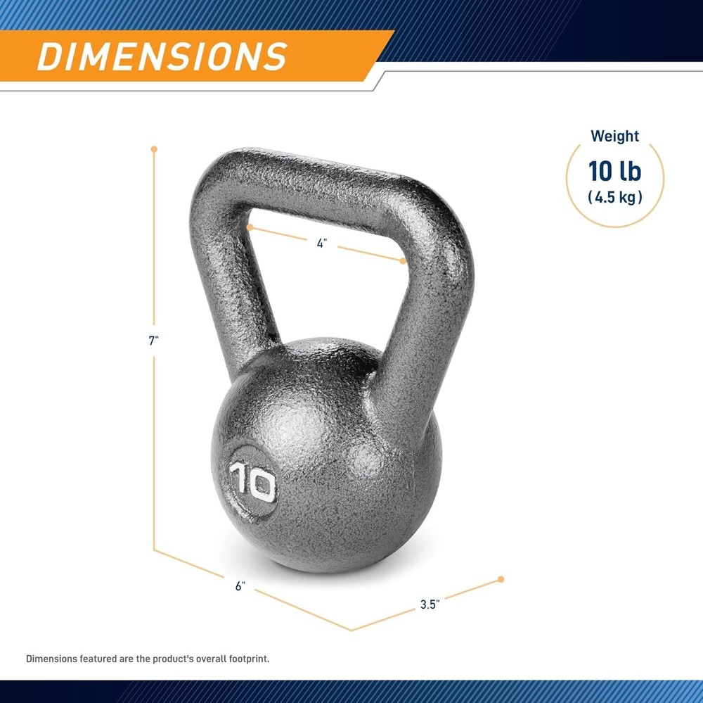 Hammertone Kettlebell 10 lbs for Ultimate Home Strength Training