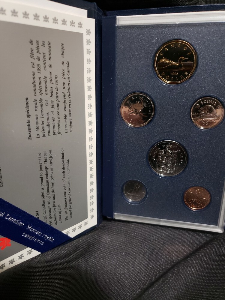 1995 Canada Specimen 6 Coin Set