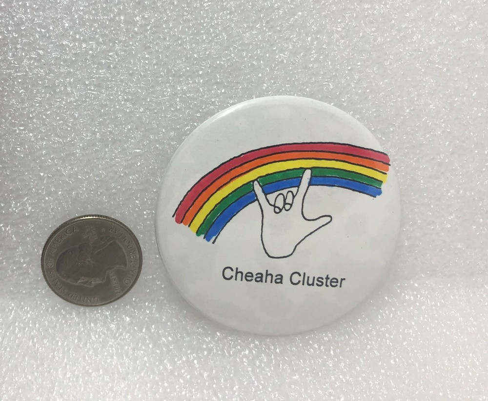 I Love Cheaha Cluster - Sign Language Pin