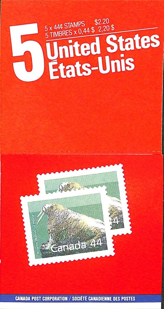 Canada - BK104b - 1989 - Atlantic Walrus - MNH