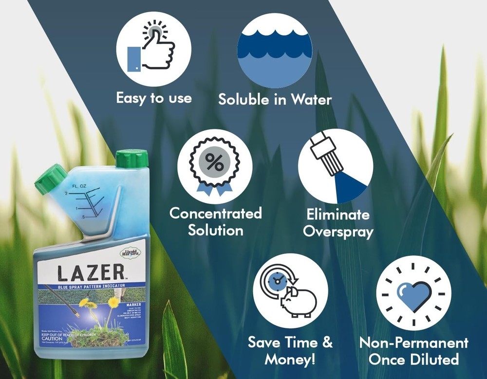 Prevent Over-Application with Lazer Blue - 16oz