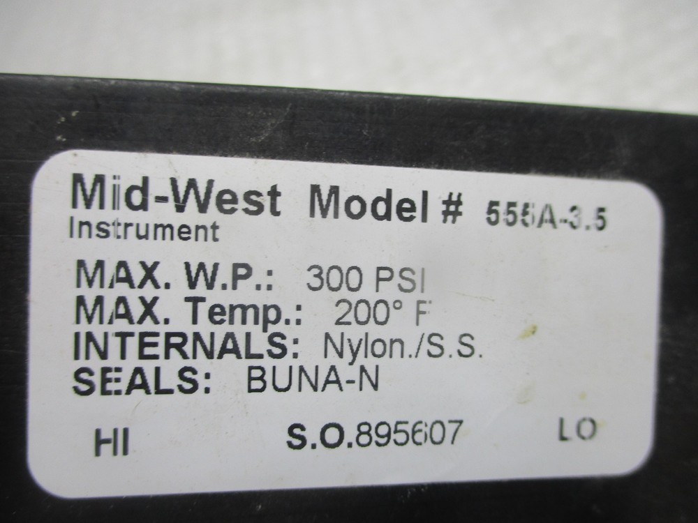 MIDWEST INSTRUMENT 555A-3.5 INDICATOR NSNP