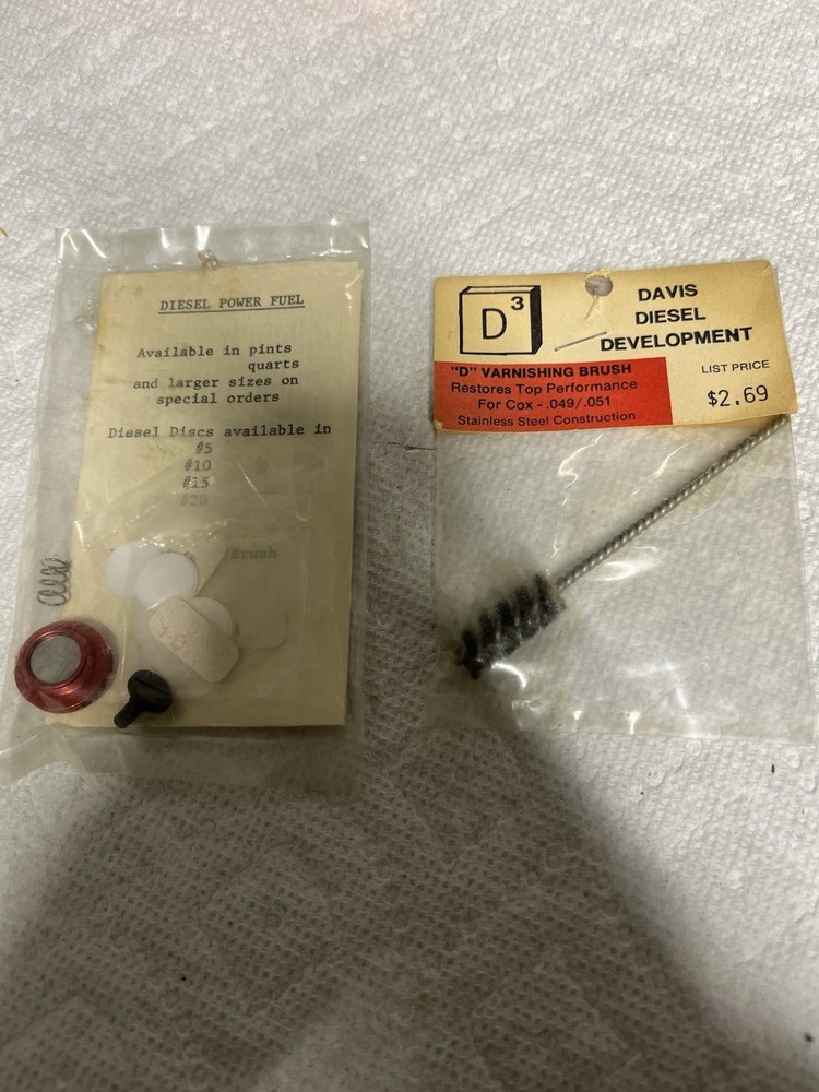 Cox Diesel Conversion for .049 / .051 engine