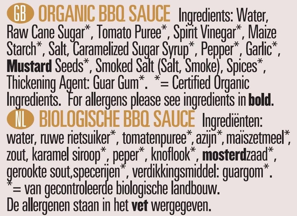 Biona BBQ Sauce Organic, 250ml