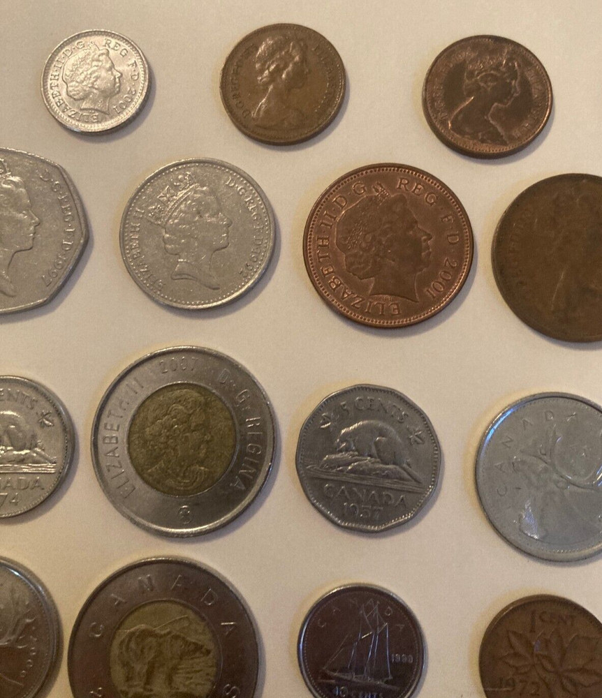 Assorted British and Canadian Coins......LOOK!